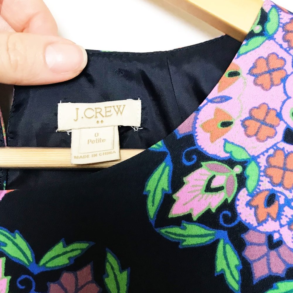 J. Crew Vibrant Medallion Pattern Shift Dress - image 3